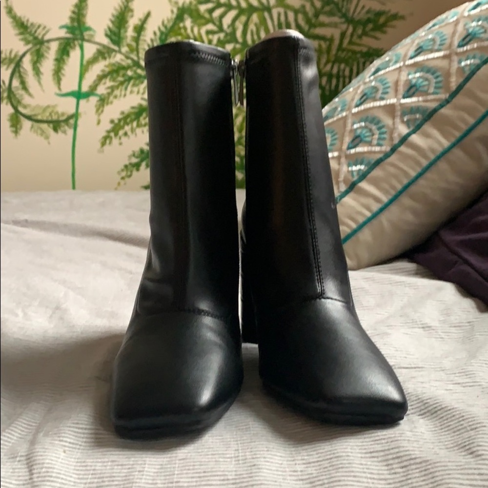 Franco Sarto Block Heel Bootie - Worn Once - Picture 2 of 10